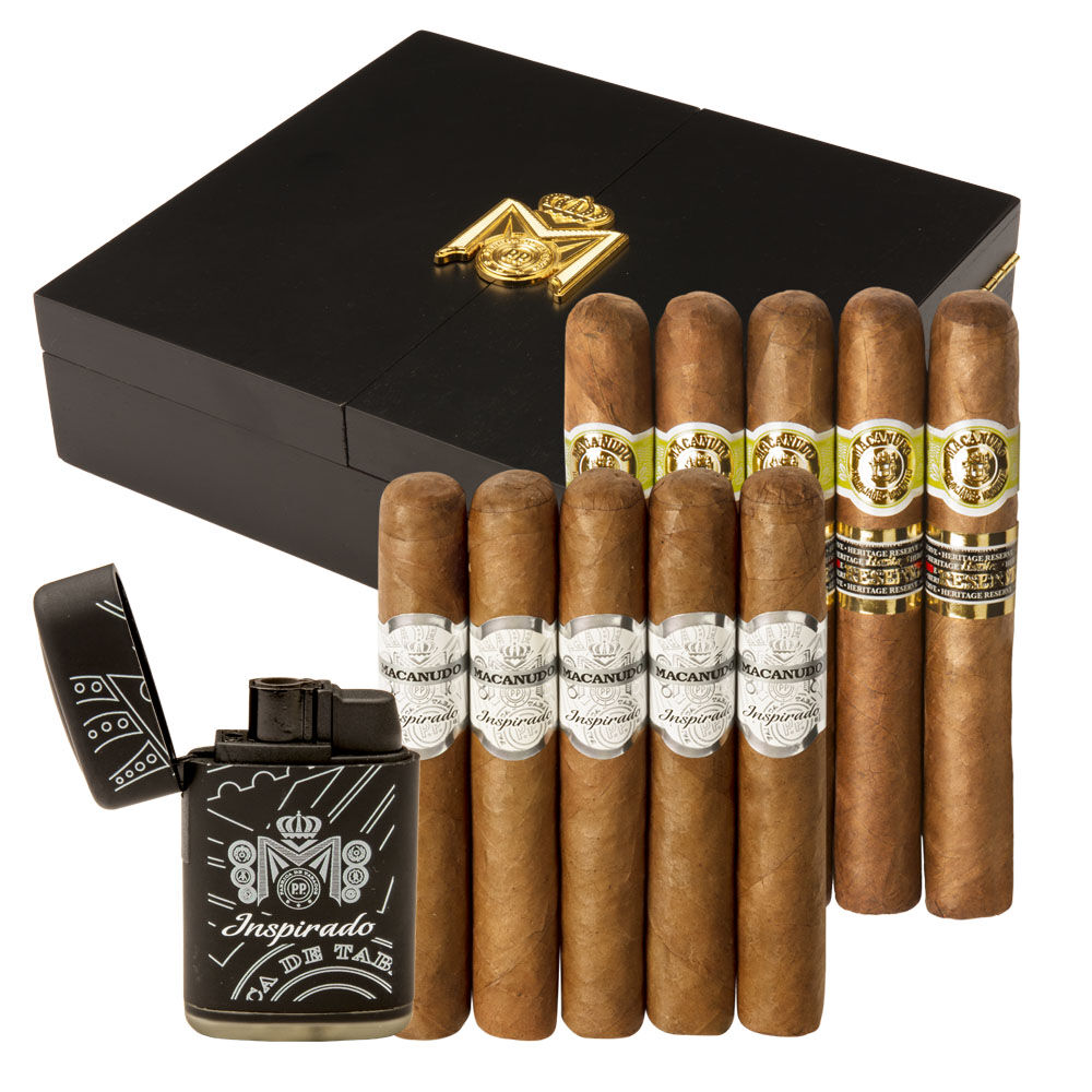 10 Cigars, Lighter, Humidor, , jrcigars